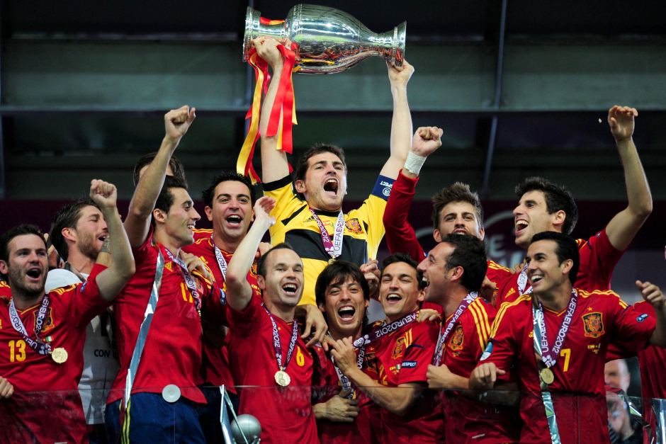 Tây Ban Nha đã chiến thắng Ý 4-0 ở chung kết Euro 2012
