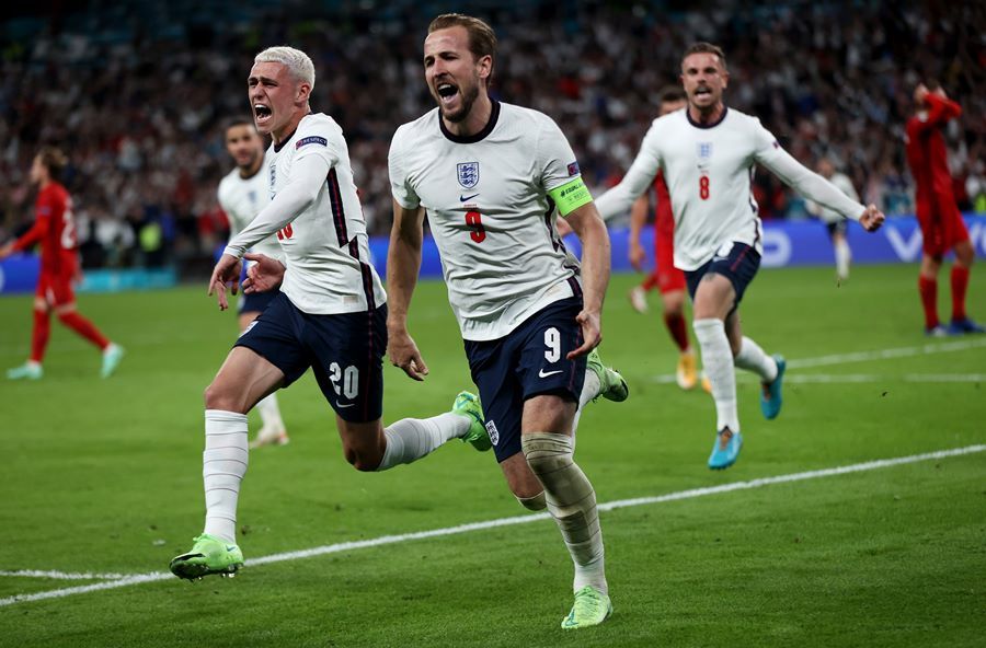 Kết quả trận đấu, tuyển Anh đánh bại Đan Mạch với tỉ số 2-1
